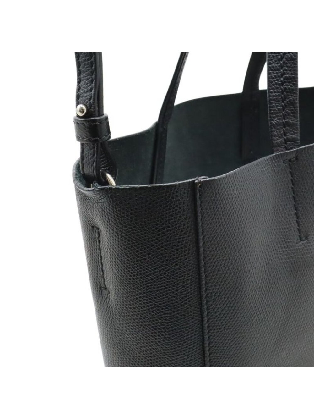 Celine Vertical Hippo Small Tote 2-Way Shoulder Bag Crossbody Bicolor - Picture 4 of 9